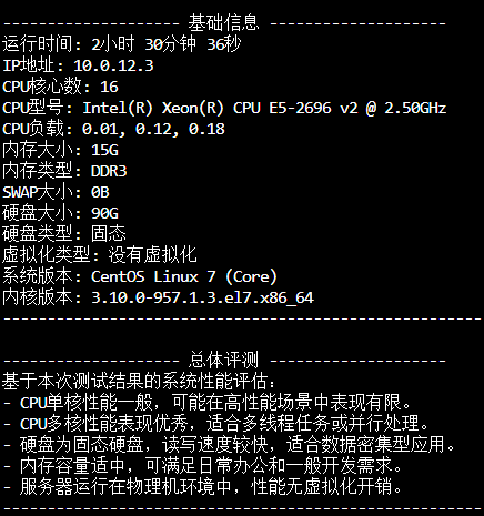 服务器配置架构示意图